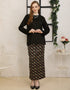 BAJU KURUNG KEDAH KRISLYN (BLACK)